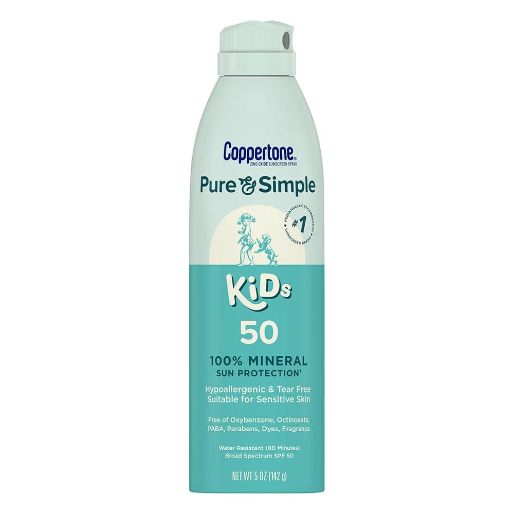 Coppertone Pure and Simple Kids Sunscreen Spray SPF 50