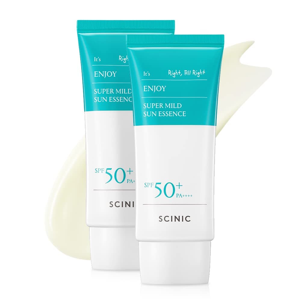 SCINIC Enjoy Super Mild Sun Essence 2 Set SPF50+ PA++++ 1.69 fl oz