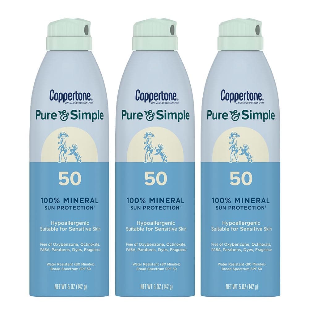 Coppertone Pure and Simple Kids Sunscreen Spray SPF 50 – image 8
