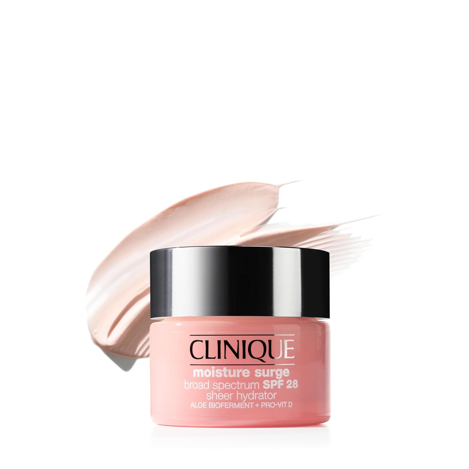 Clinique Moisture Surge Broad Spectrum SPF 28 Sheer Hydrator Face Moisturizer With Hyaluronic Acid, Aloe Bioferment + Provitamin D
