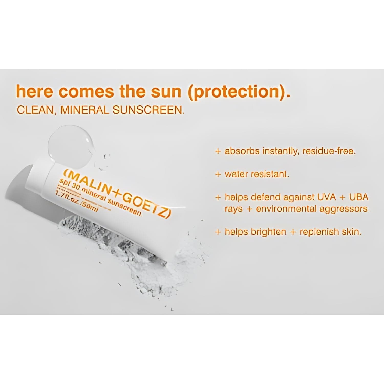 MALIN+GOETZ SPF 30 Mineral Sunscreen – image 3