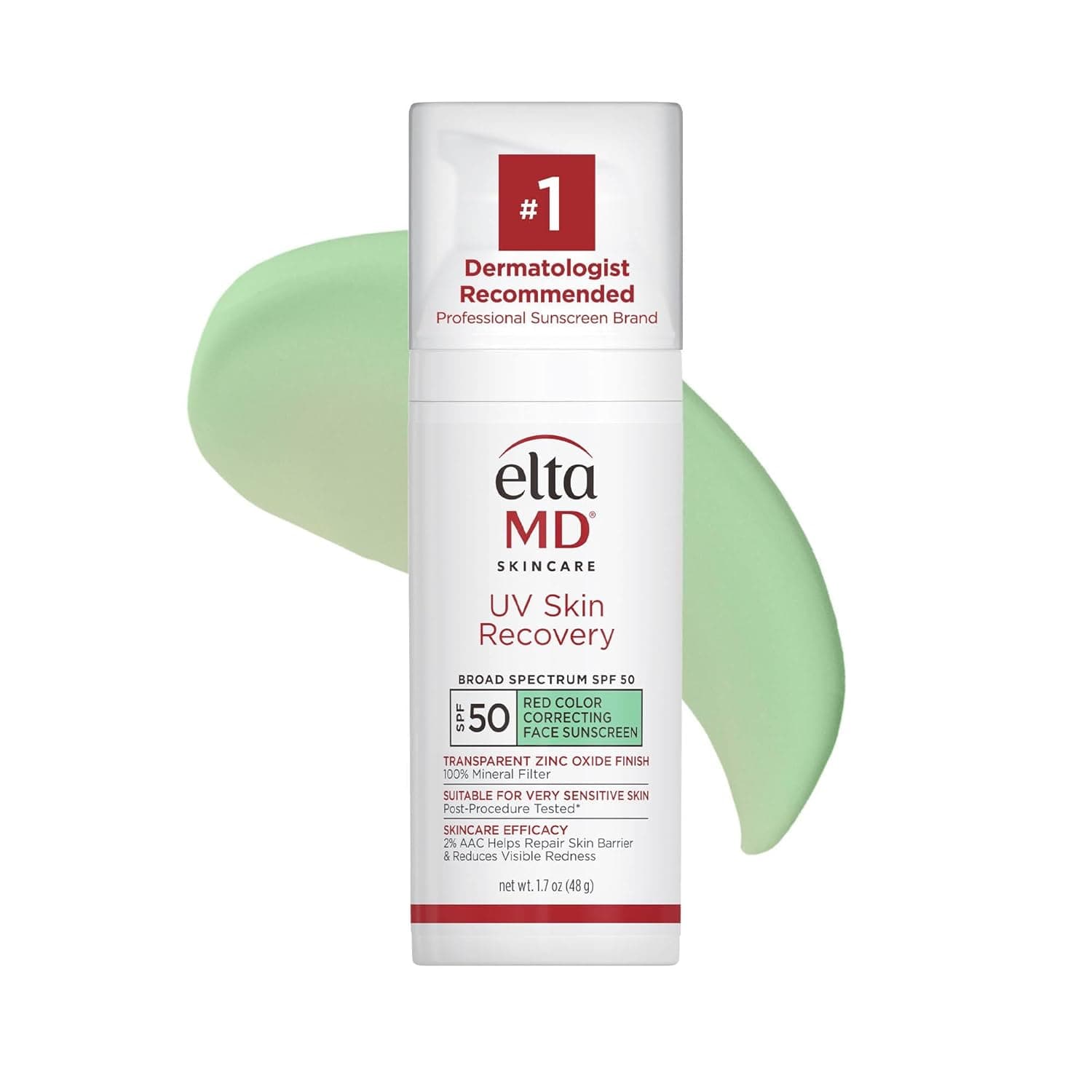EltaMD UV Skin Recovery Face Sunscreen with Zinc Oxide