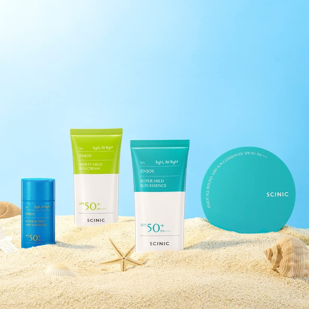 SCINIC Enjoy Super Mild Sun Essence 2 Set SPF50+ PA++++ 1.69 fl oz – image 9