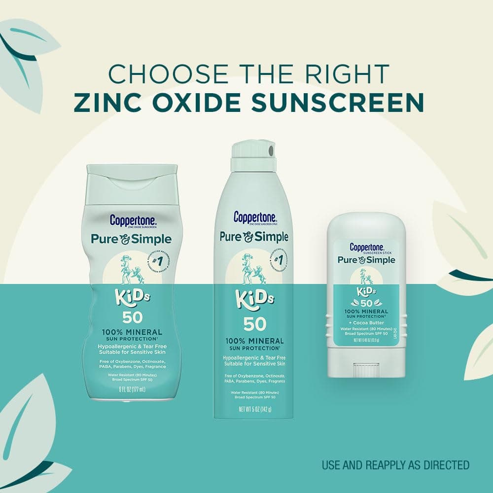 Coppertone Pure and Simple Kids Sunscreen Spray SPF 50 – image 6