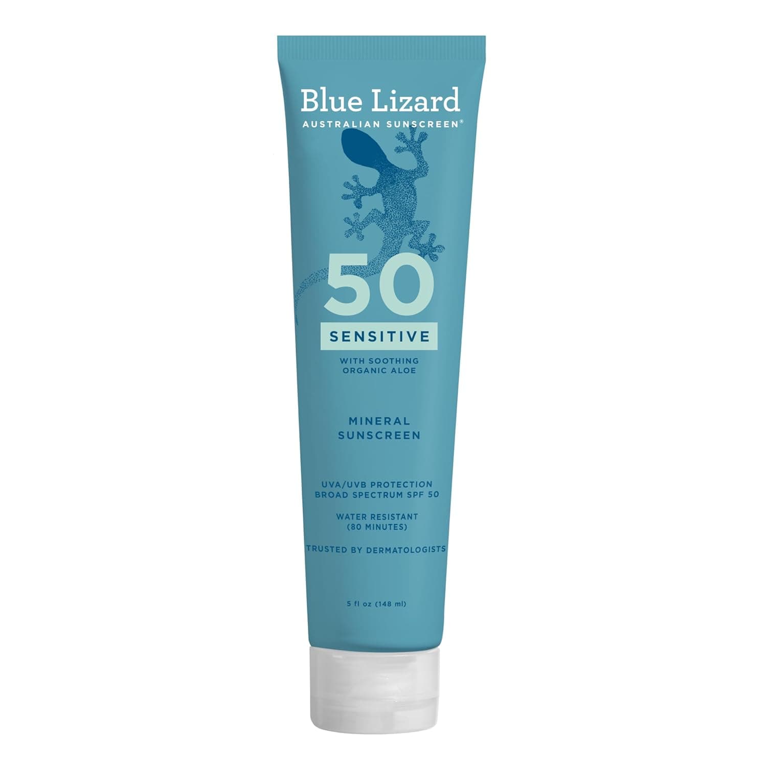 Blue Lizard Sensitive Mineral SPF 50 Sunscreen Lotion