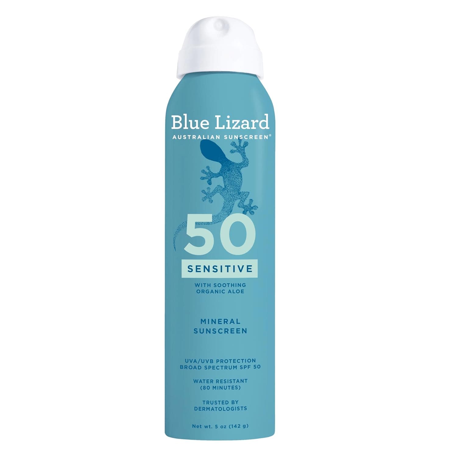 Blue Lizard Sensitive Mineral SPF 50 Spray