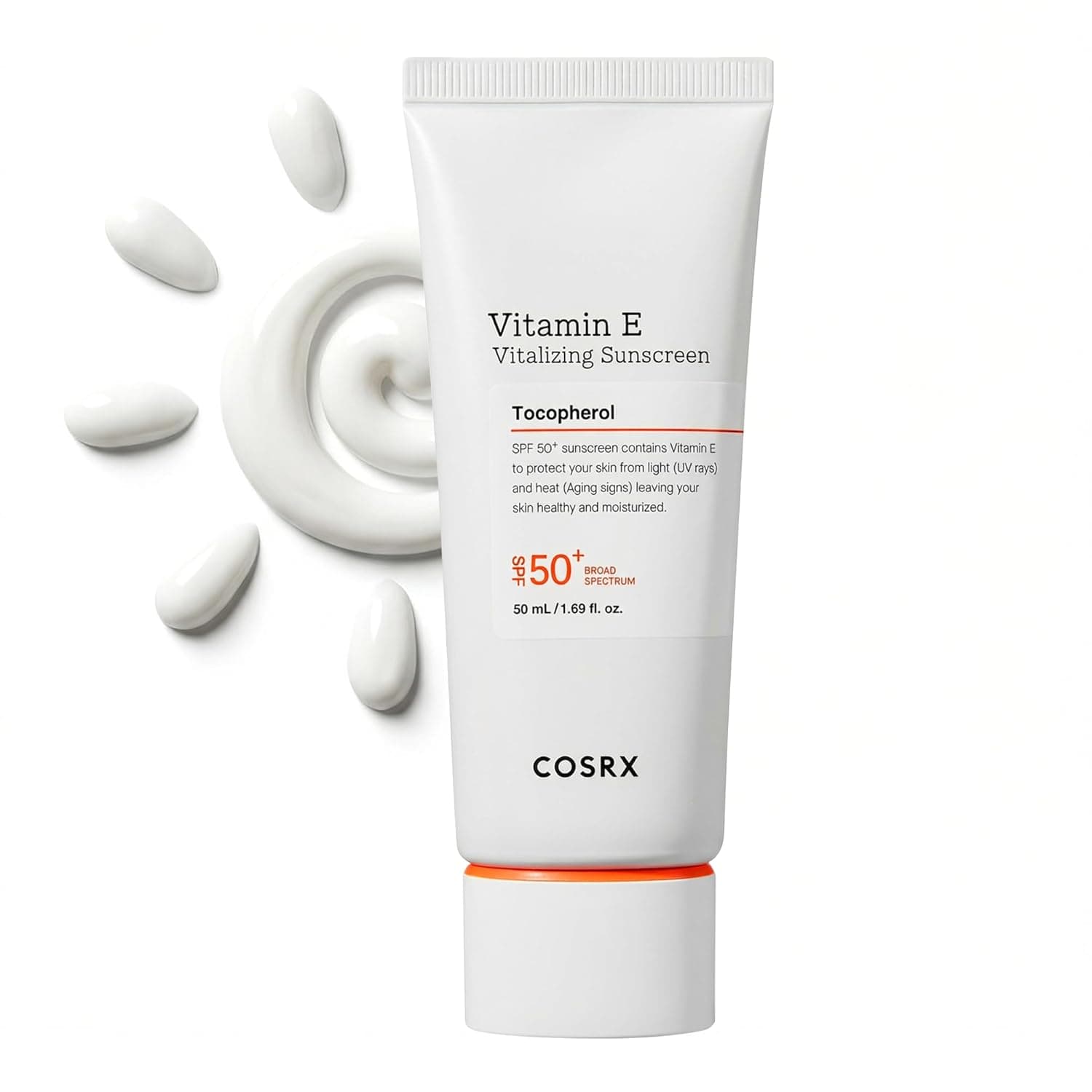 COSRX Vitamin E Vitalizing Sunscreen,SPF 50 Face Sunscreen