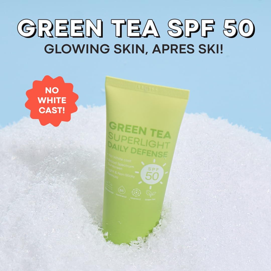 TONYMOLY Green Tea Korean Sunscreen SPF 50+ PA++++ — No White Cast – image 4