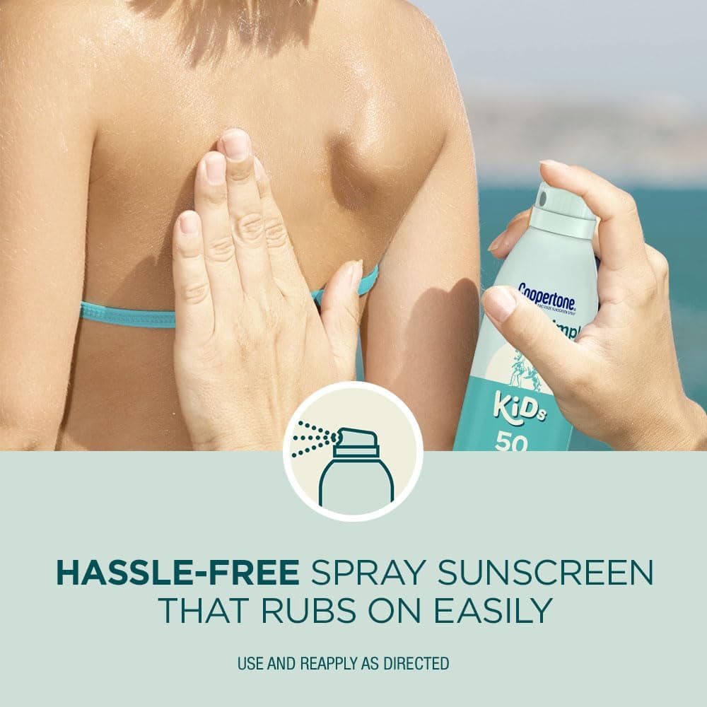 Coppertone Pure and Simple Kids Sunscreen Spray SPF 50 – image 5