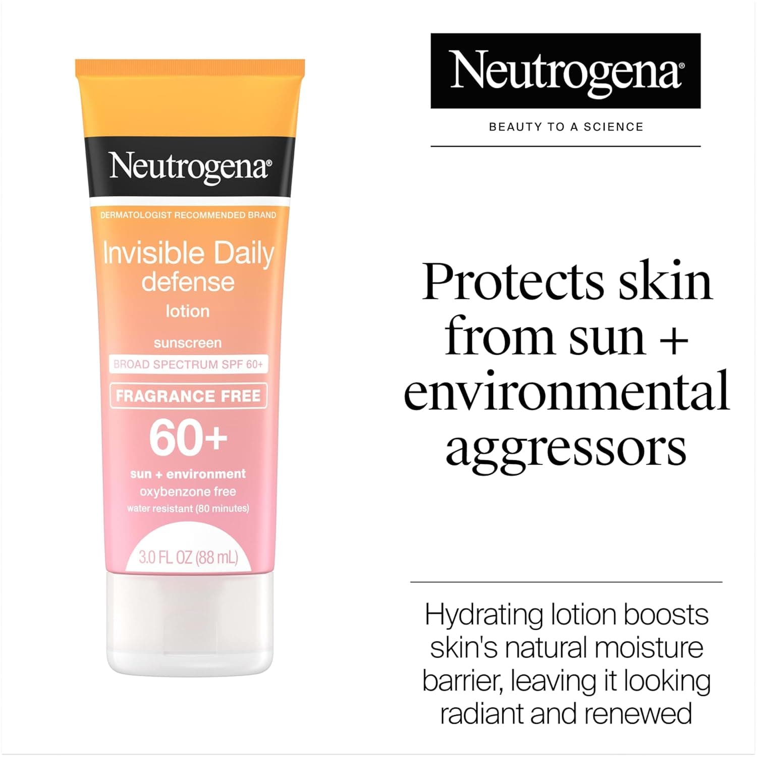 Neutrogena Invisible Daily Defense Fragrance-Free Sunscreen Lotion – image 2