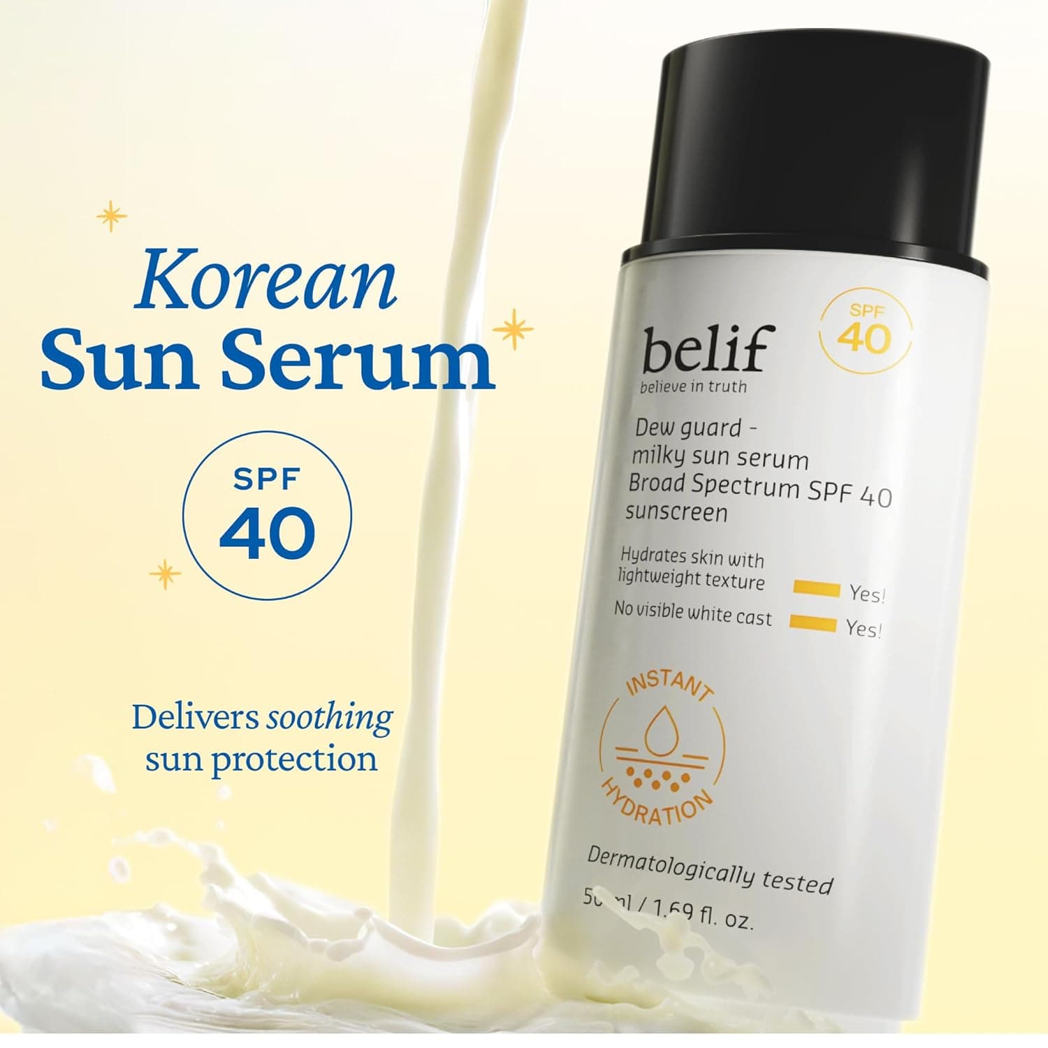 belif Milky Niacinamide Sunscreen SPF 40 – image 2