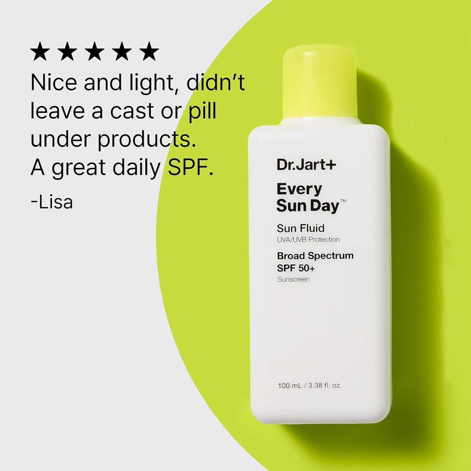 Dr.Jart+ Every Sun Day Sun Fluid Korean Sunscreen SPF 50+ for Face – image 8