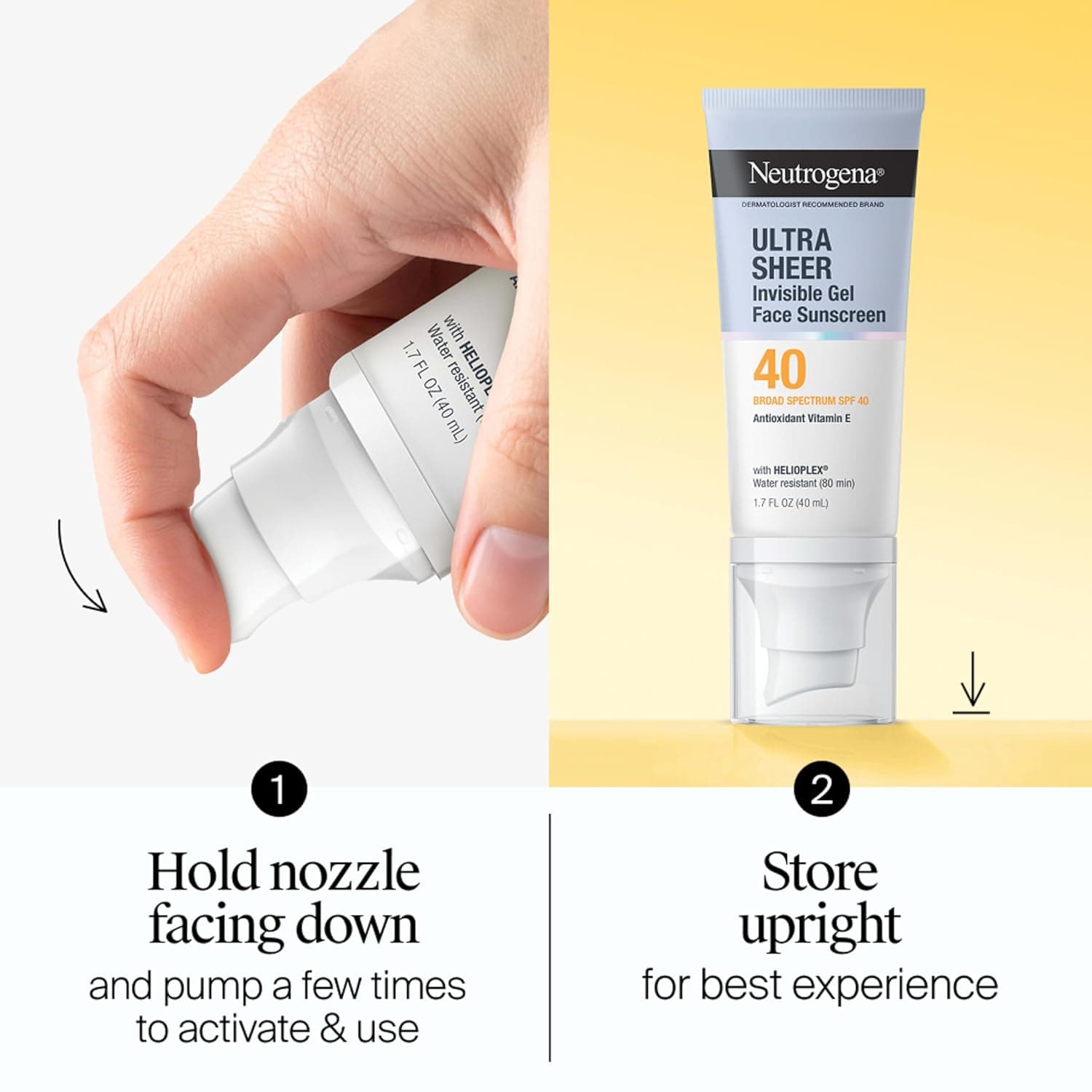 Neutrogena Ultra Sheer Invisible Gel Face Sunscreen SPF 40 – image 8