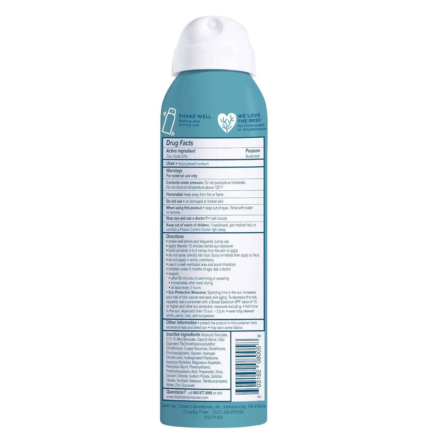 BLUE LIZARD Sport Mineral Sunscreen Spray SPF 50+ – image 2