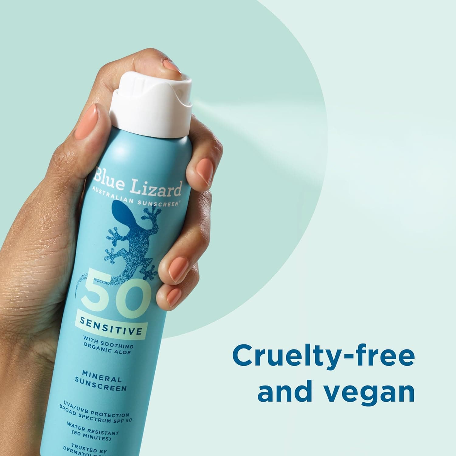 Blue Lizard Sensitive Mineral SPF 50 Spray – image 3