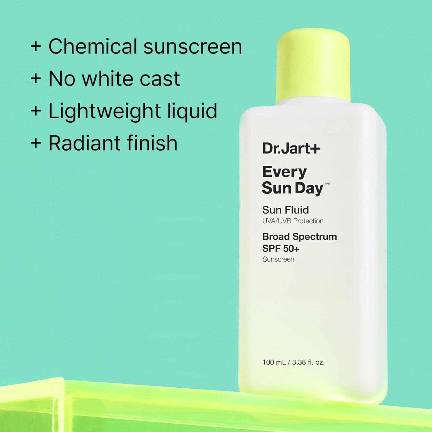Dr.Jart+ Every Sun Day Sun Fluid Korean Sunscreen SPF 50+ for Face – image 2