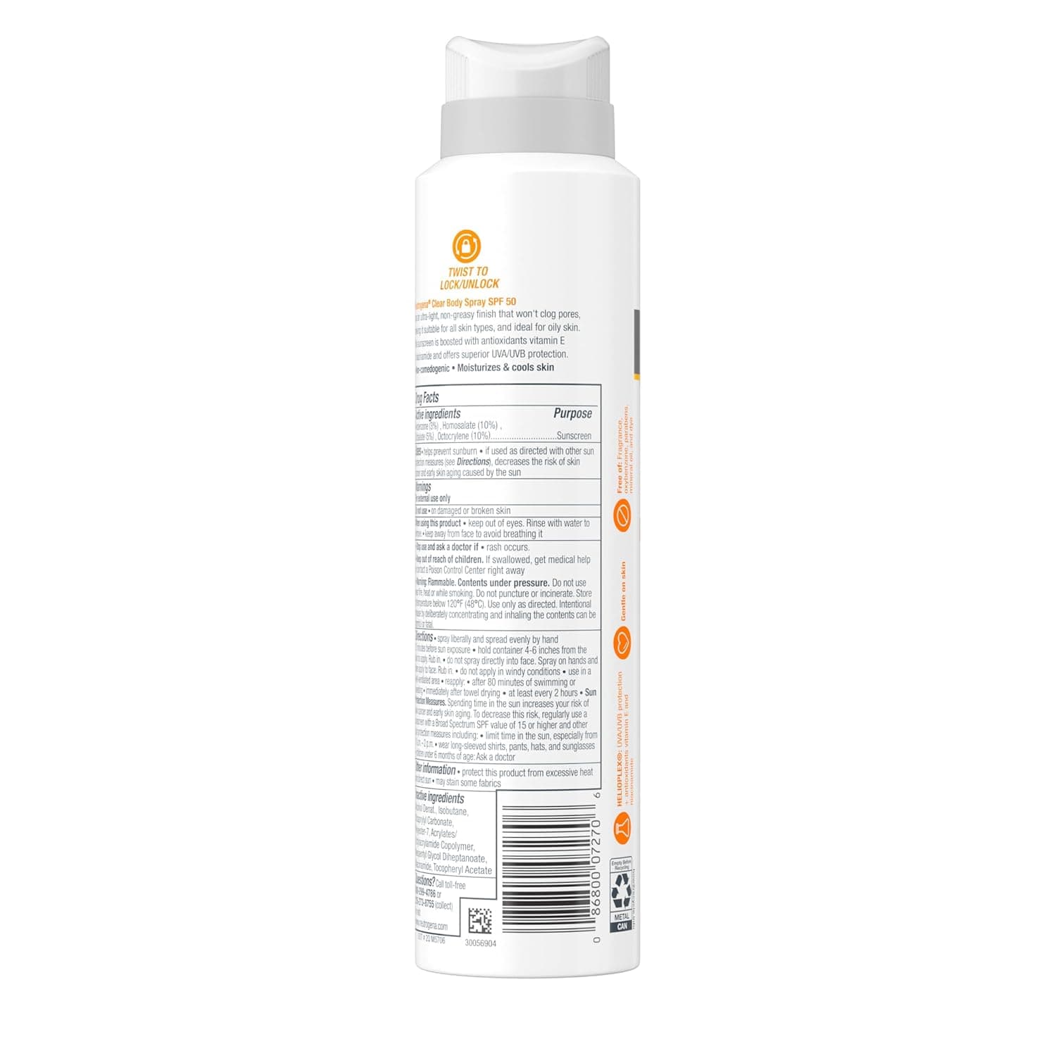 Neutrogena Clear Body SPF 50 Sunscreen Spray – image 9