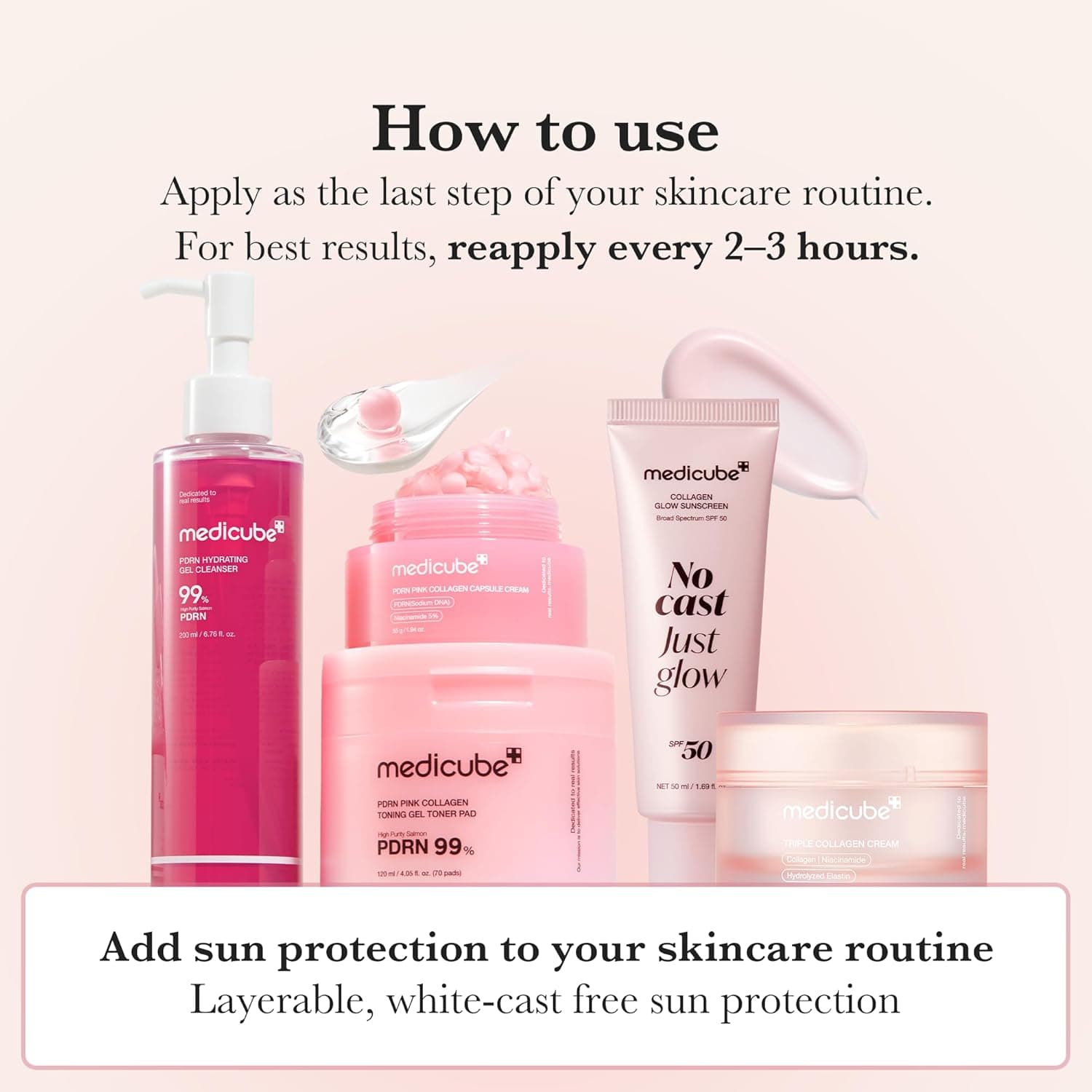 medicube No Cast Just Glow Collagen Sunscreen – image 7