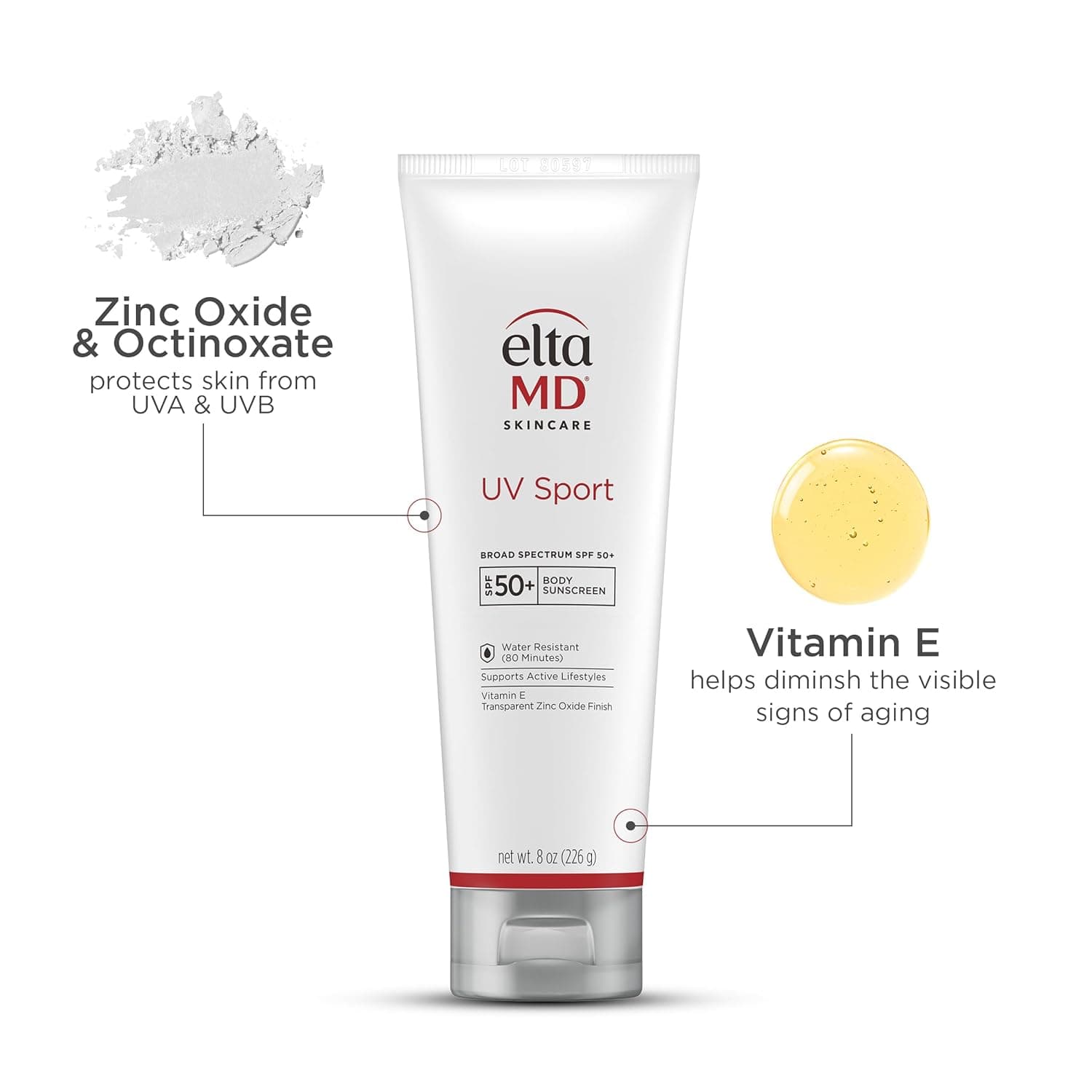 EltaMD UV Sport Sunscreen Lotion SPF 50 – image 5