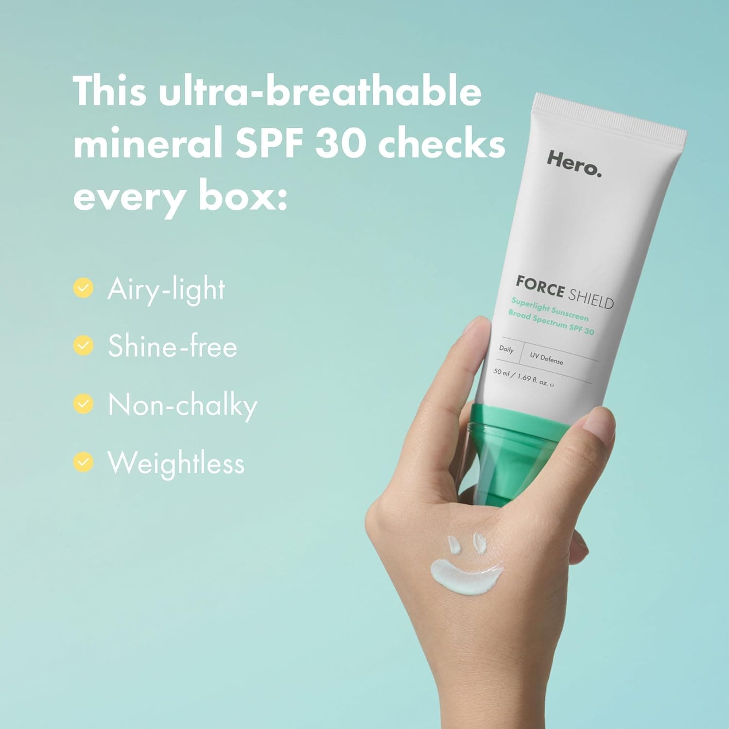 Hero Cosmetics Force Shield Superlight Sunscreen SPF 30 – image 3
