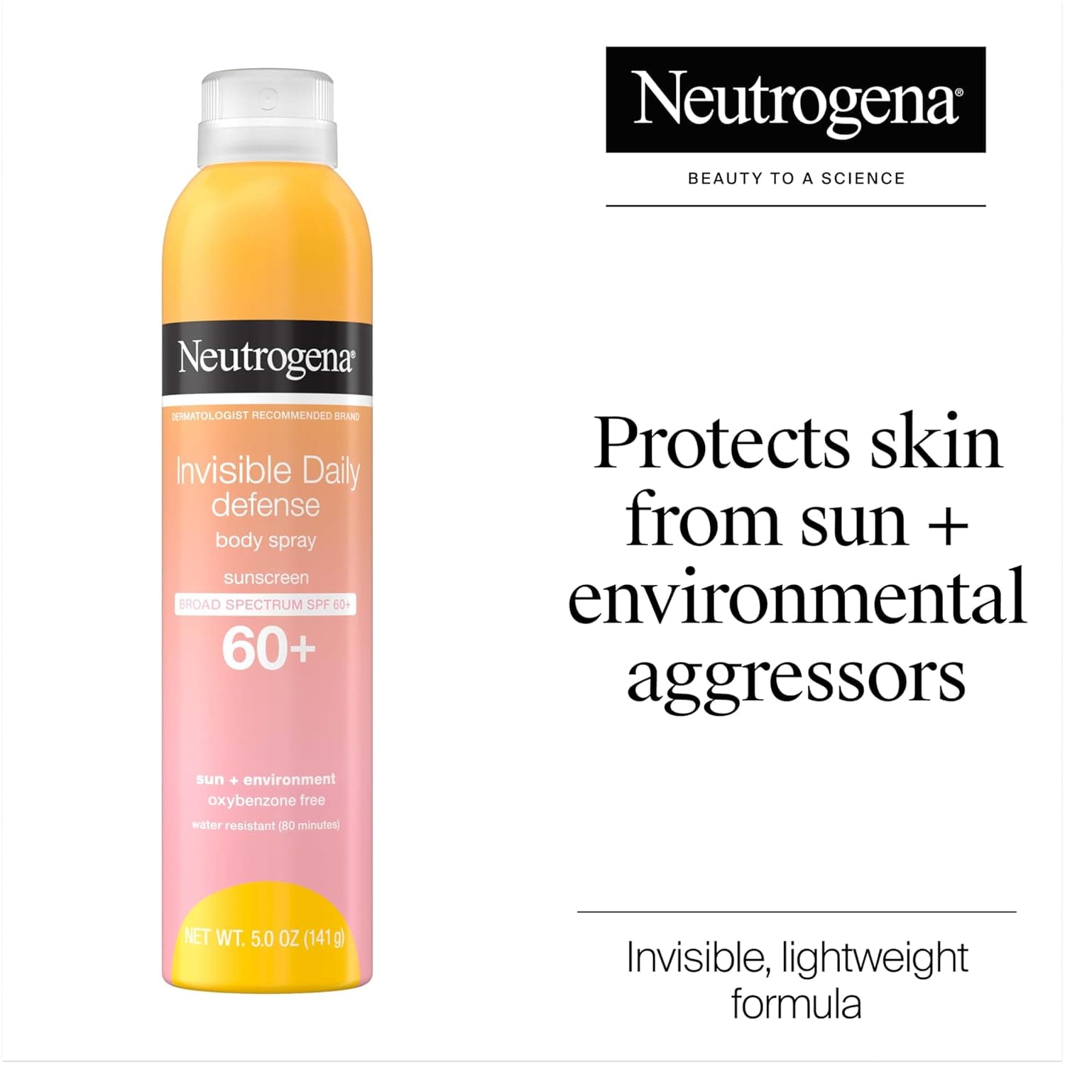 Neutrogena Invisible Daily Defense Body Sunscreen Spray – image 2