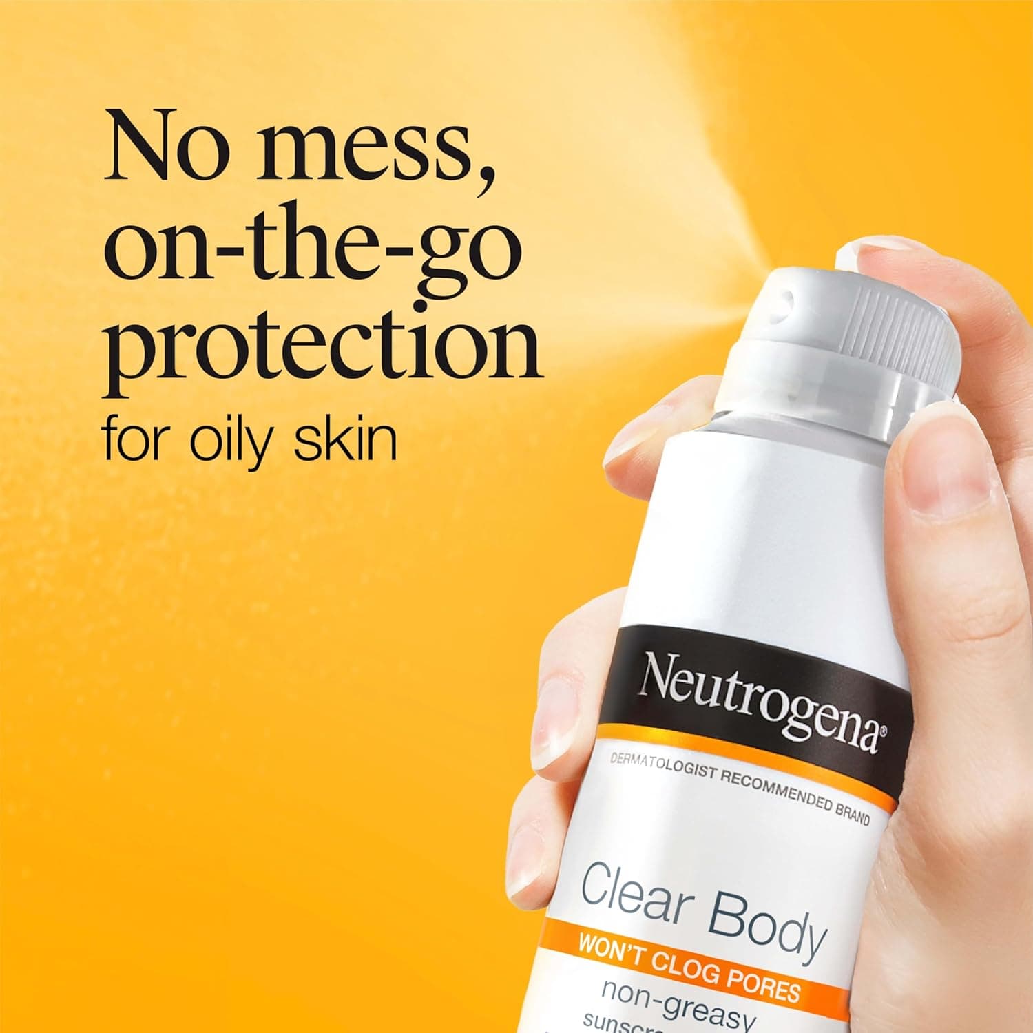 Neutrogena Clear Body SPF 50 Sunscreen Spray – image 3
