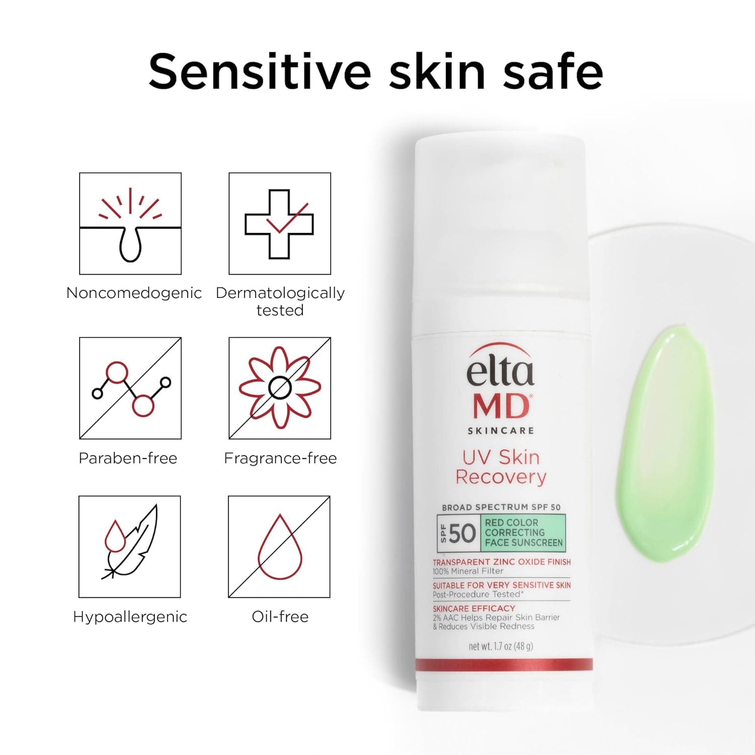 EltaMD UV Skin Recovery Face Sunscreen with Zinc Oxide – image 9