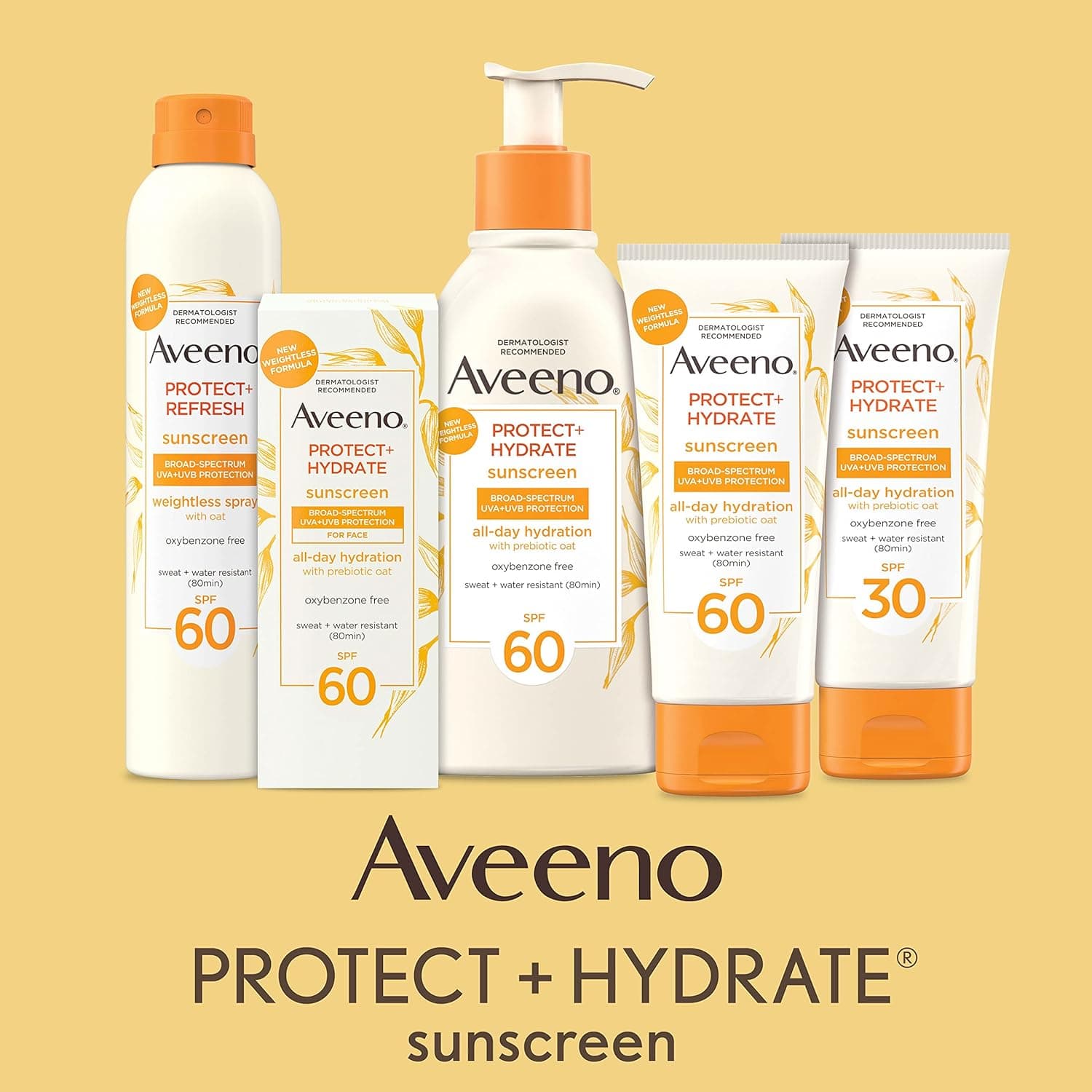 Aveeno Protect + Hydrate Sunscreen Moisturizing Lotion with Prebiotic Oat – image 4