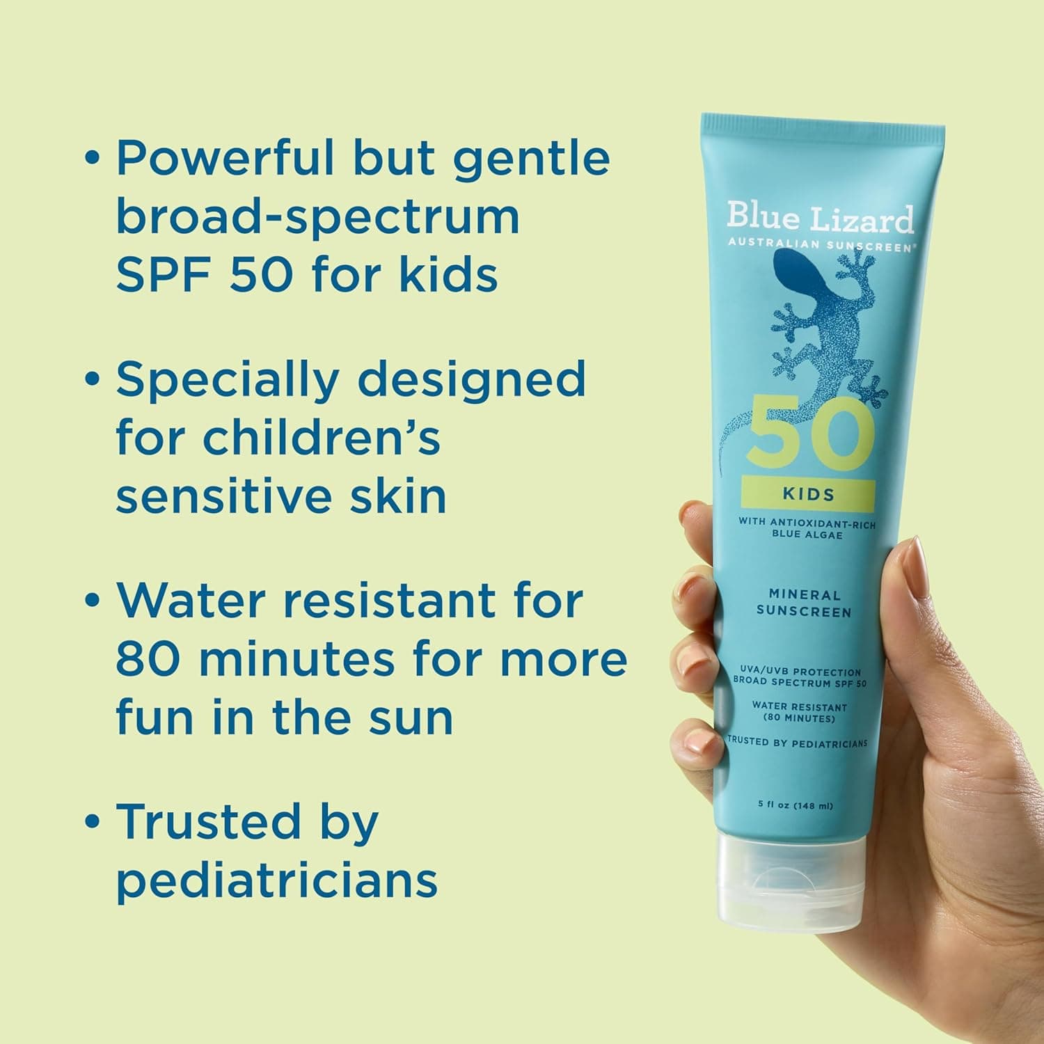 Blue Lizard Kids Mineral SPF 50 Sunscreen Lotion – image 3