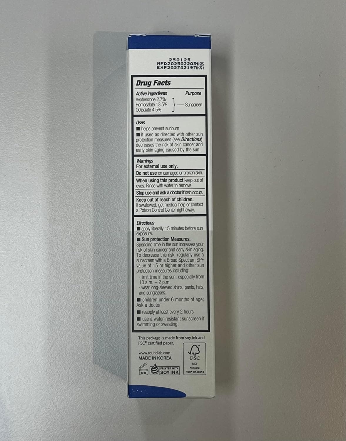 ROUND LAB Birch Juice Moisturizing UV LOCK SPF 45 – image 3
