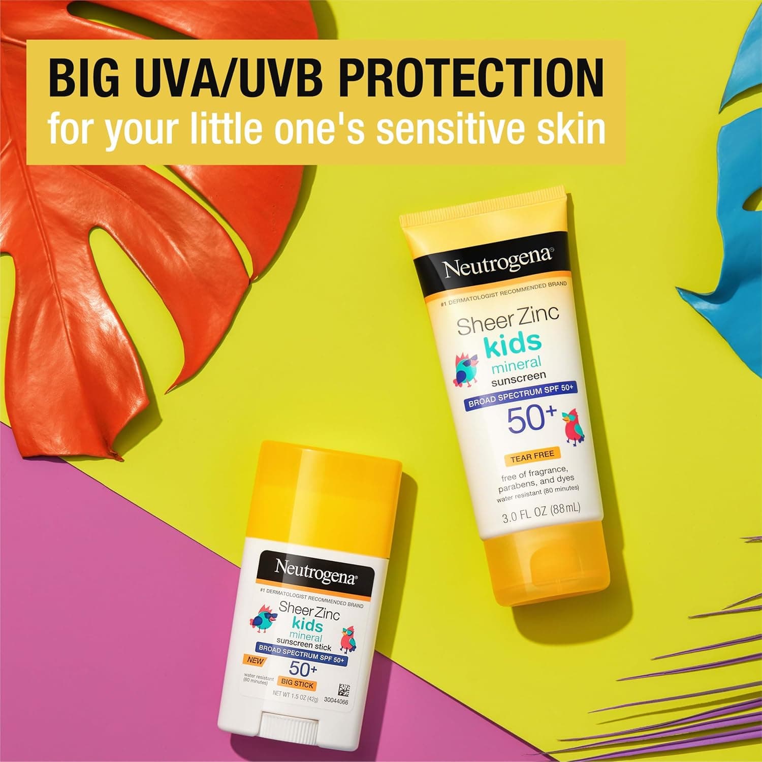 Neutrogena Kids Mineral Sunscreen Sheer Zinc Oxide Lotion – image 2