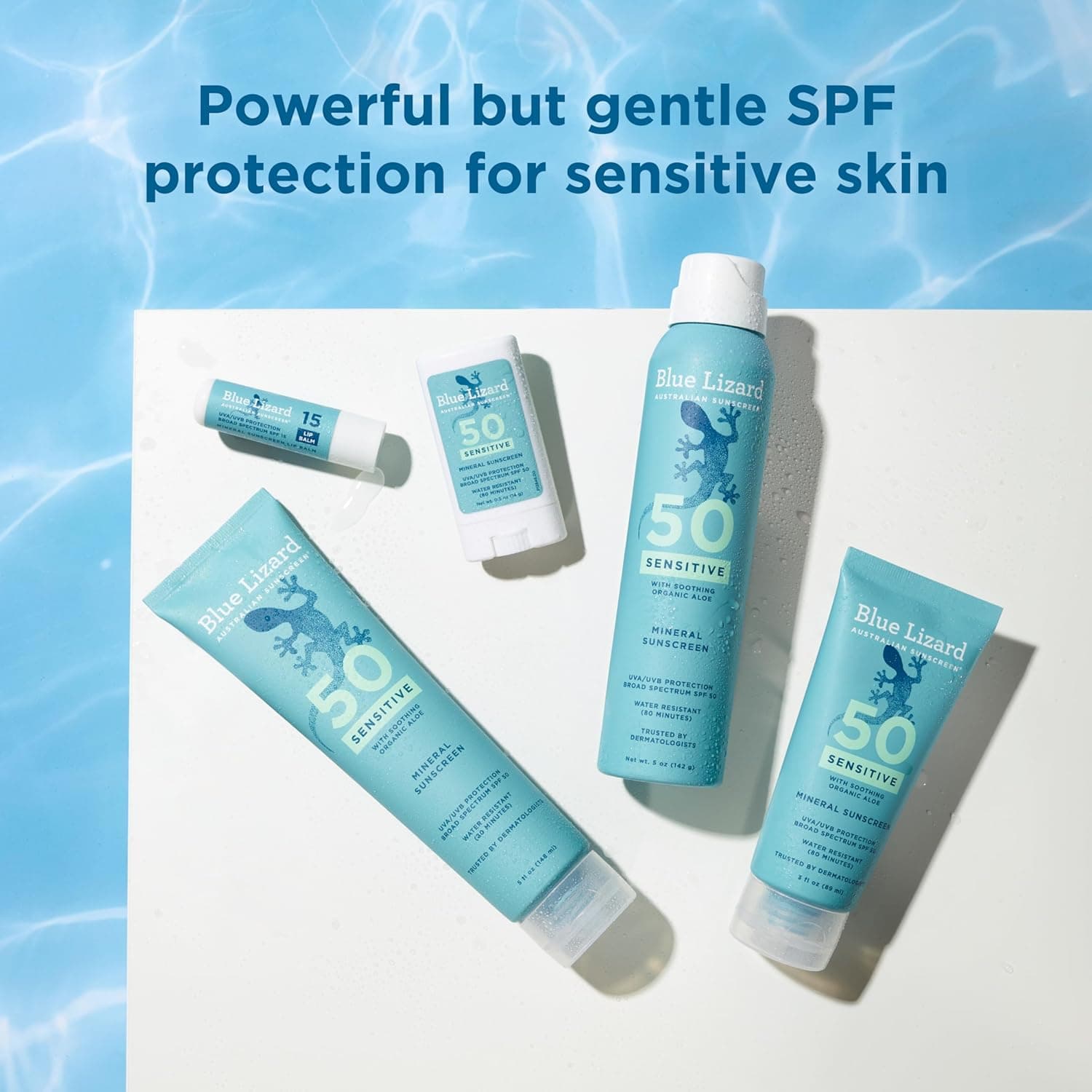 Blue Lizard Sensitive Mineral SPF 50 Spray – image 9