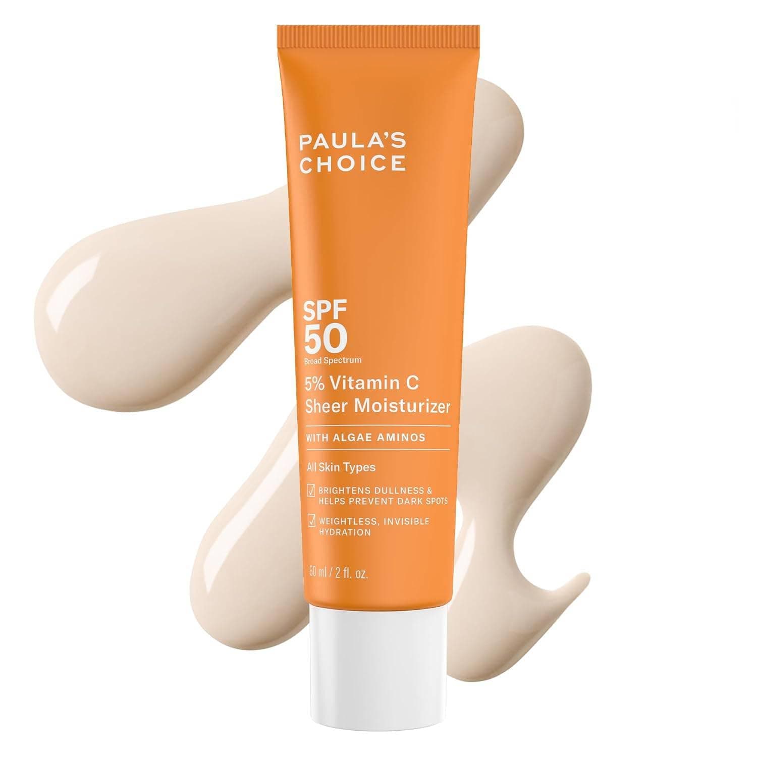 Paula's Choice 5% Vitamin C Sheer Sunscreen for Face
