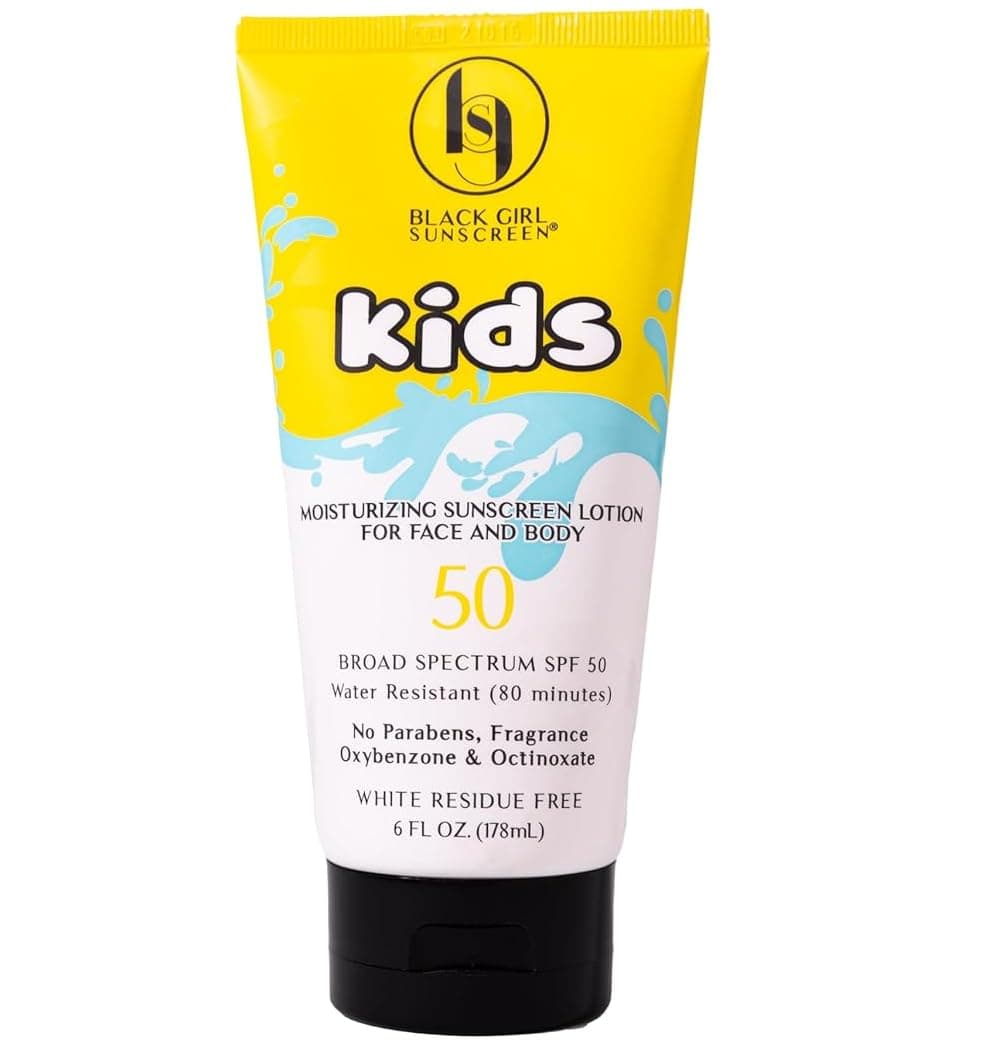 Black Girl Sunscreen Kids SPF 50 Lotion for Face & Body- Sun Protection for Skin