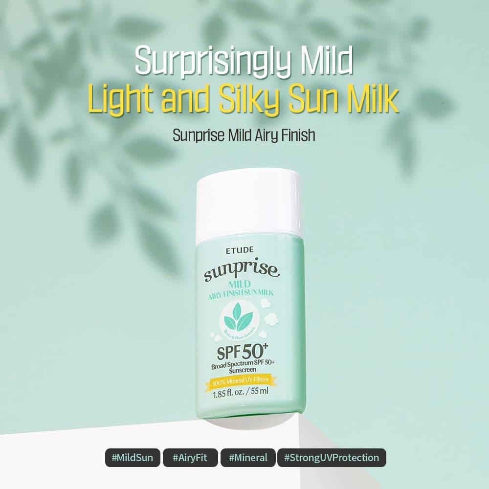 ETUDE Sunprise Sunscreen Mild Sun Milk SPF 50+ / PA++++