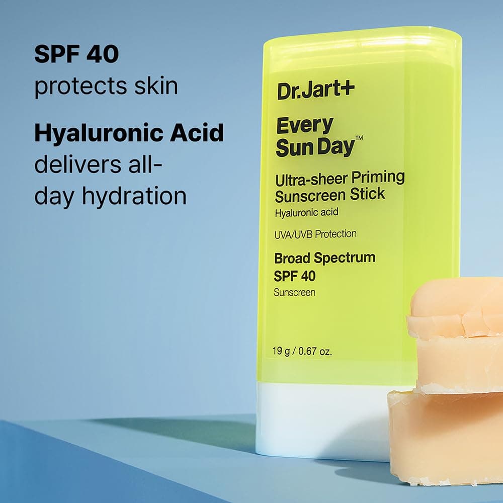 Dr.Jart+ Every Sun Day Invisible Korean Priming Sunscreen Stick SPF 40 with Hyaluronic Acid – image 5