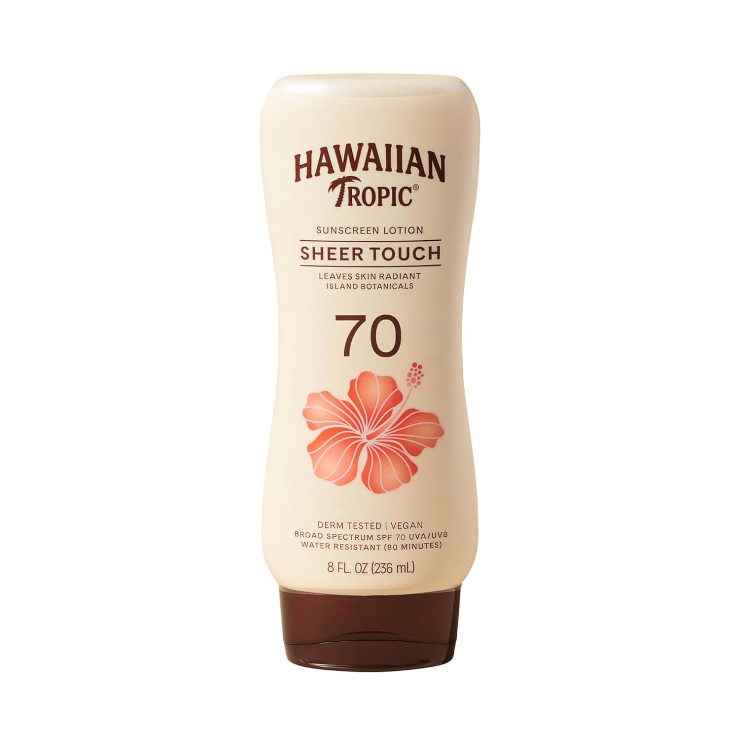 Hawaiian Tropic Sheer Touch Lotion Sunscreen SPF 70, 8 Fl Oz