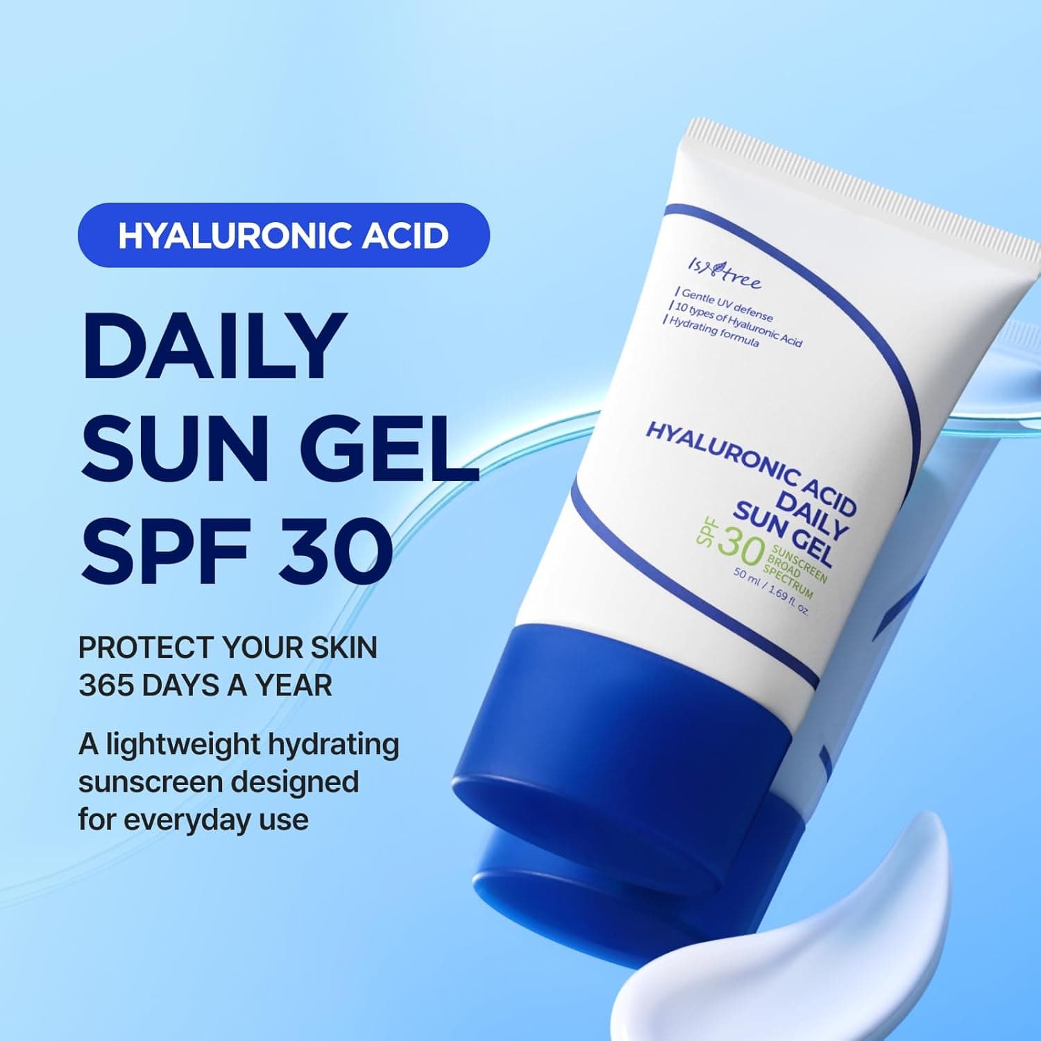 ISNTREE Hyaluronic Acid Daily Sun Gel 50ml – image 2