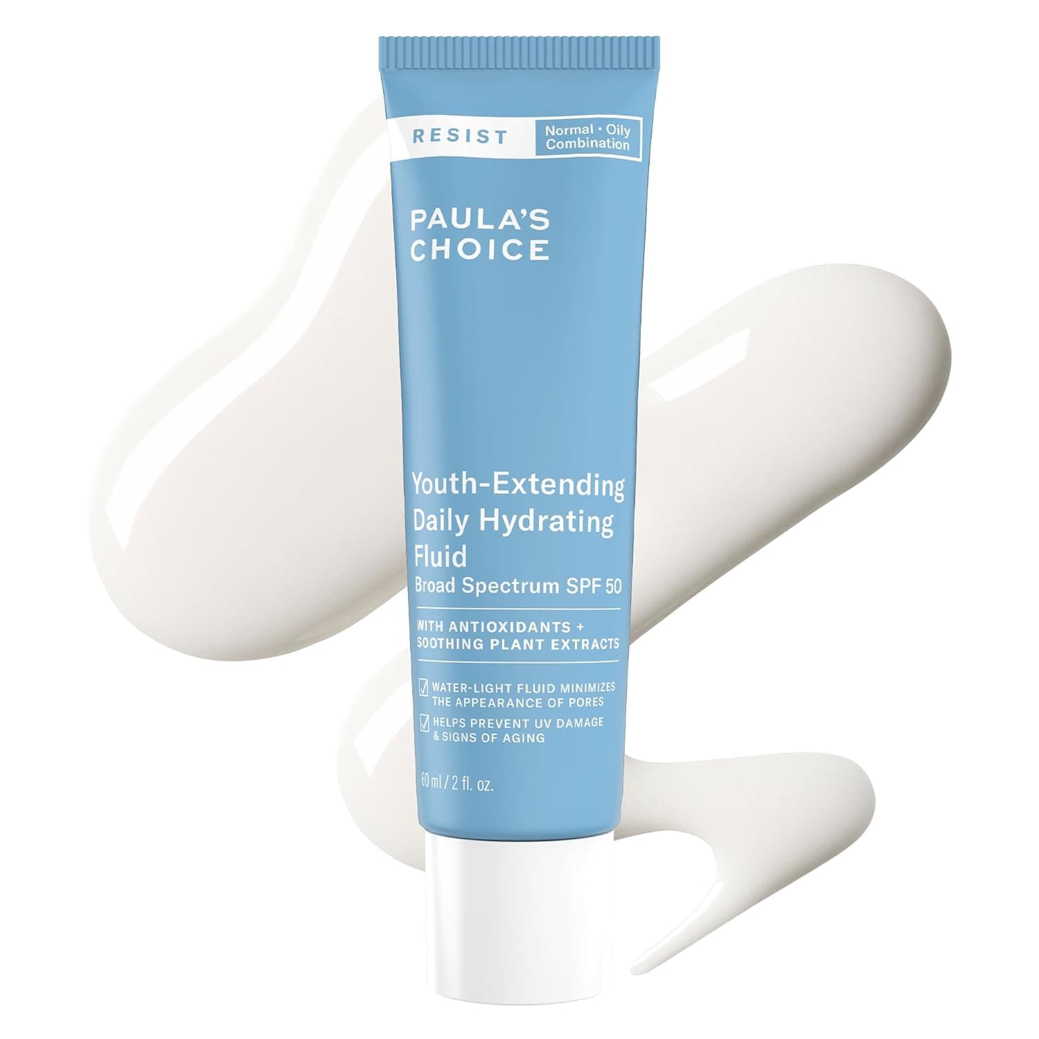Paula's Choice RESIST Daily Hydrating Fluid Face Moisturizer with SPF 50 Sunscreen