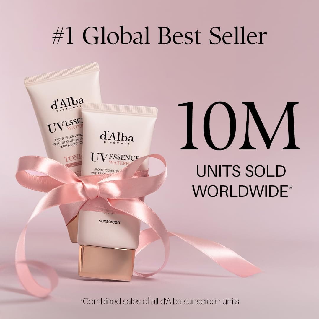 d'alba Piedmont Waterfull Tone-Up Sunscreen Serum BROAD SPECTRUM SPF 50 + Korean Sunscreen for Face – image 2