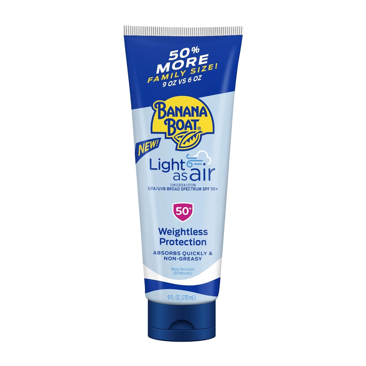 Banana Boat Light As Air Sunscreen Lotion SPF 50 Twin Pack – image 9