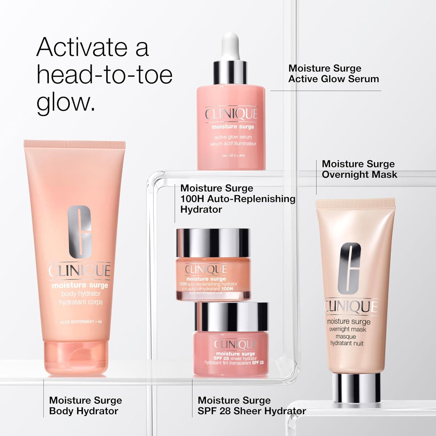 Clinique Moisture Surge Broad Spectrum SPF 28 Sheer Hydrator Face Moisturizer With Hyaluronic Acid, Aloe Bioferment + Provitamin D – image 8