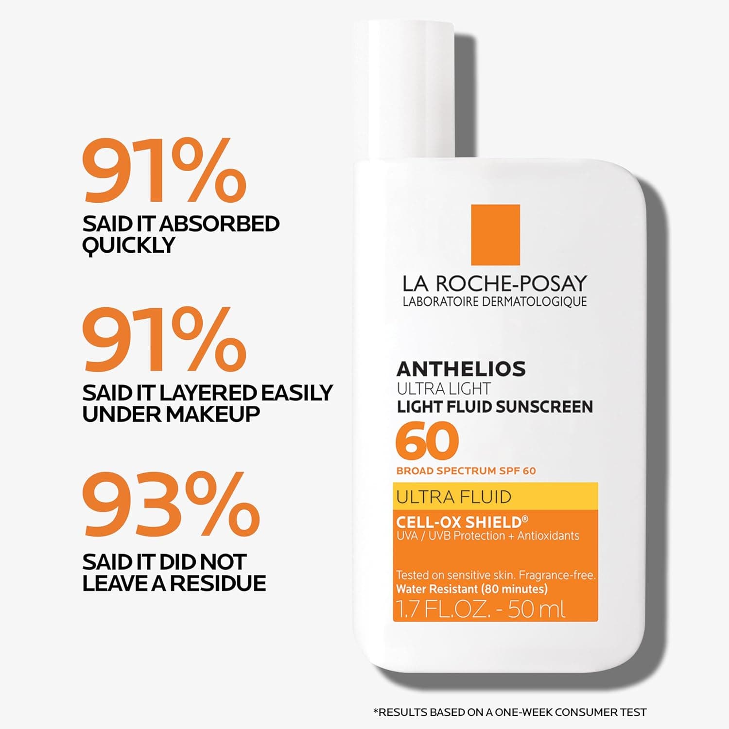 La Roche-Posay Anthelios Light Fluid Facial Sunscreen SPF 60 – image 6