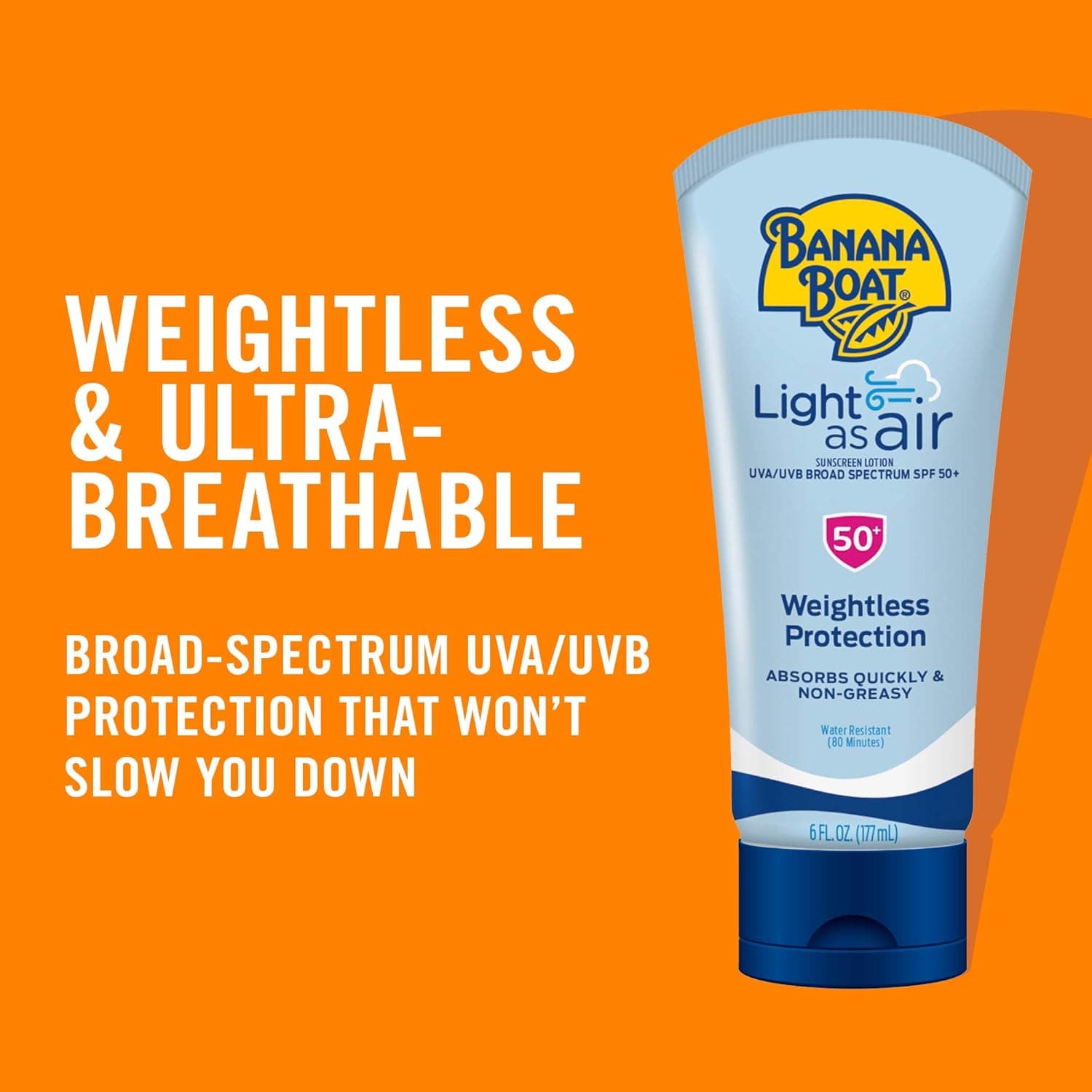 Banana Boat Light As Air Sunscreen Lotion SPF 50 Twin Pack – image 3