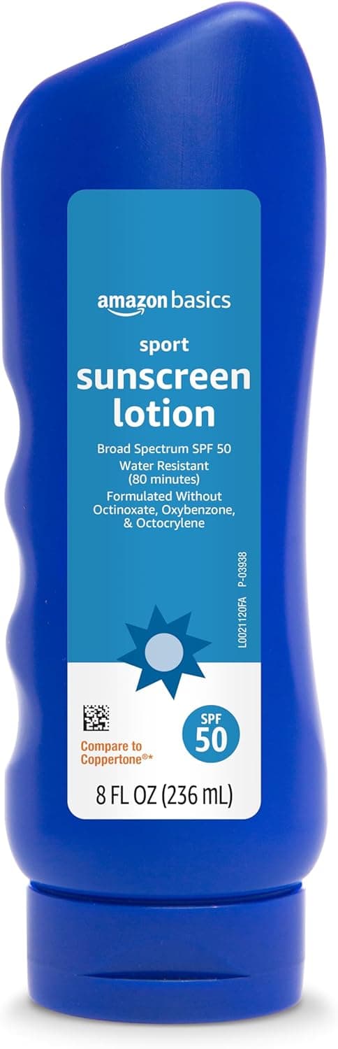 Amazon Basics Sport Sunscreen Lotion SPF 50