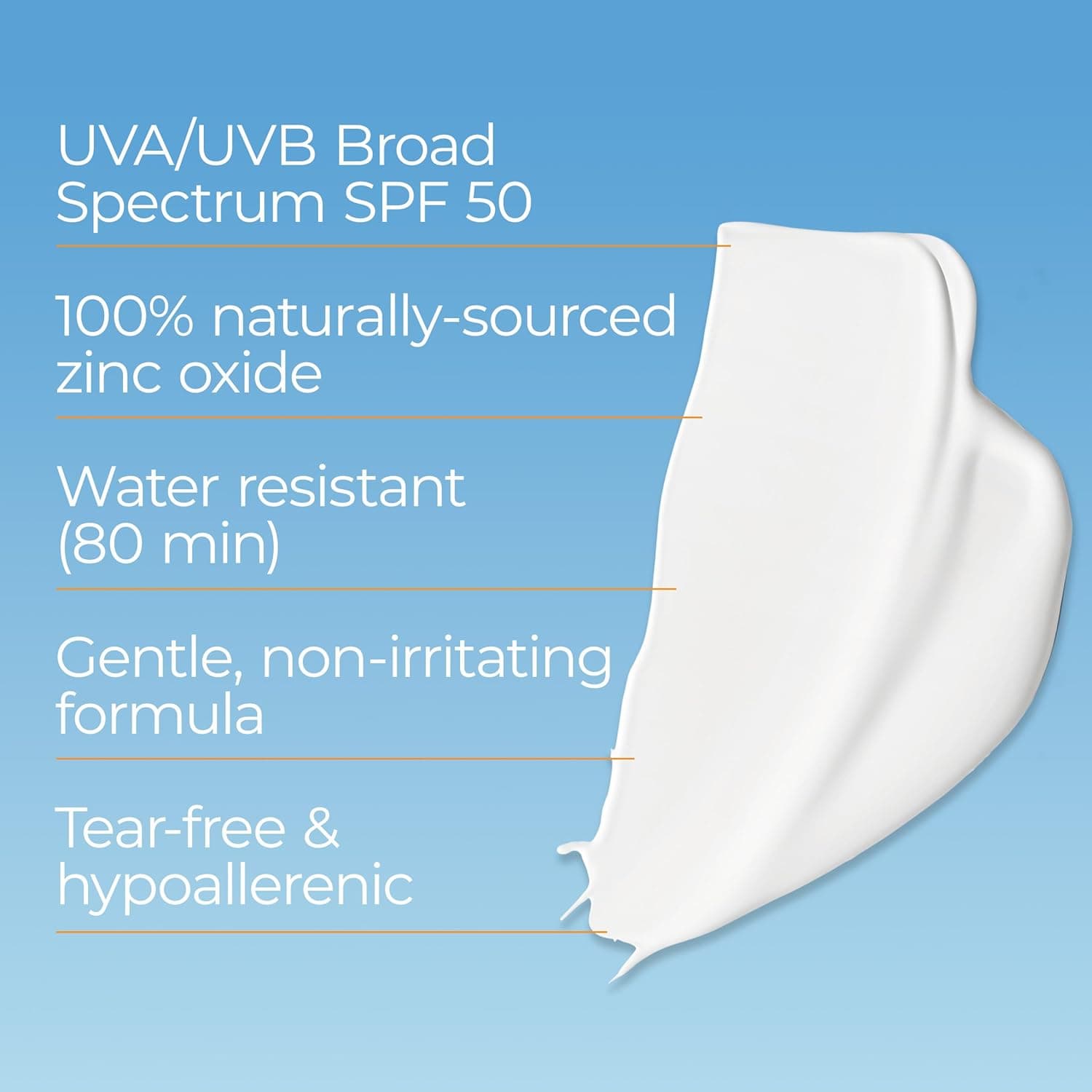 Eucerin Sun Sensitive Mineral Baby Sunscreen Lotion SPF 50 with Zinc Oxide Protection – image 3