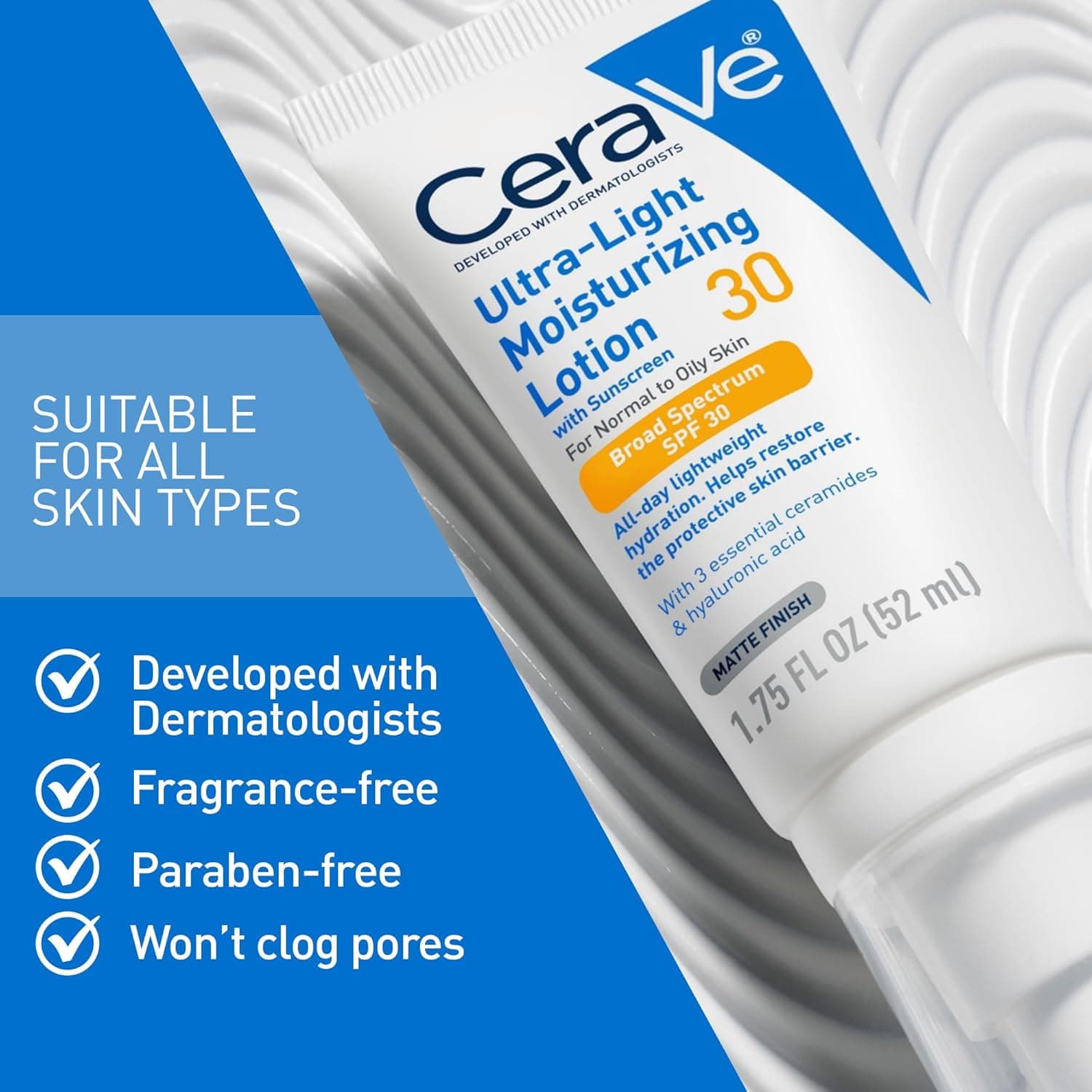 CeraVe Ultra-Light Moisturizing Lotion With SPF 30 – image 4
