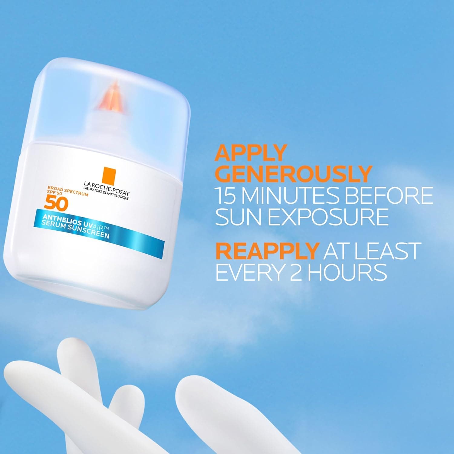 La Roche-Posay Anthelios UVAir Sunscreen Serum SPF 50 for Sensitive Skin – image 10