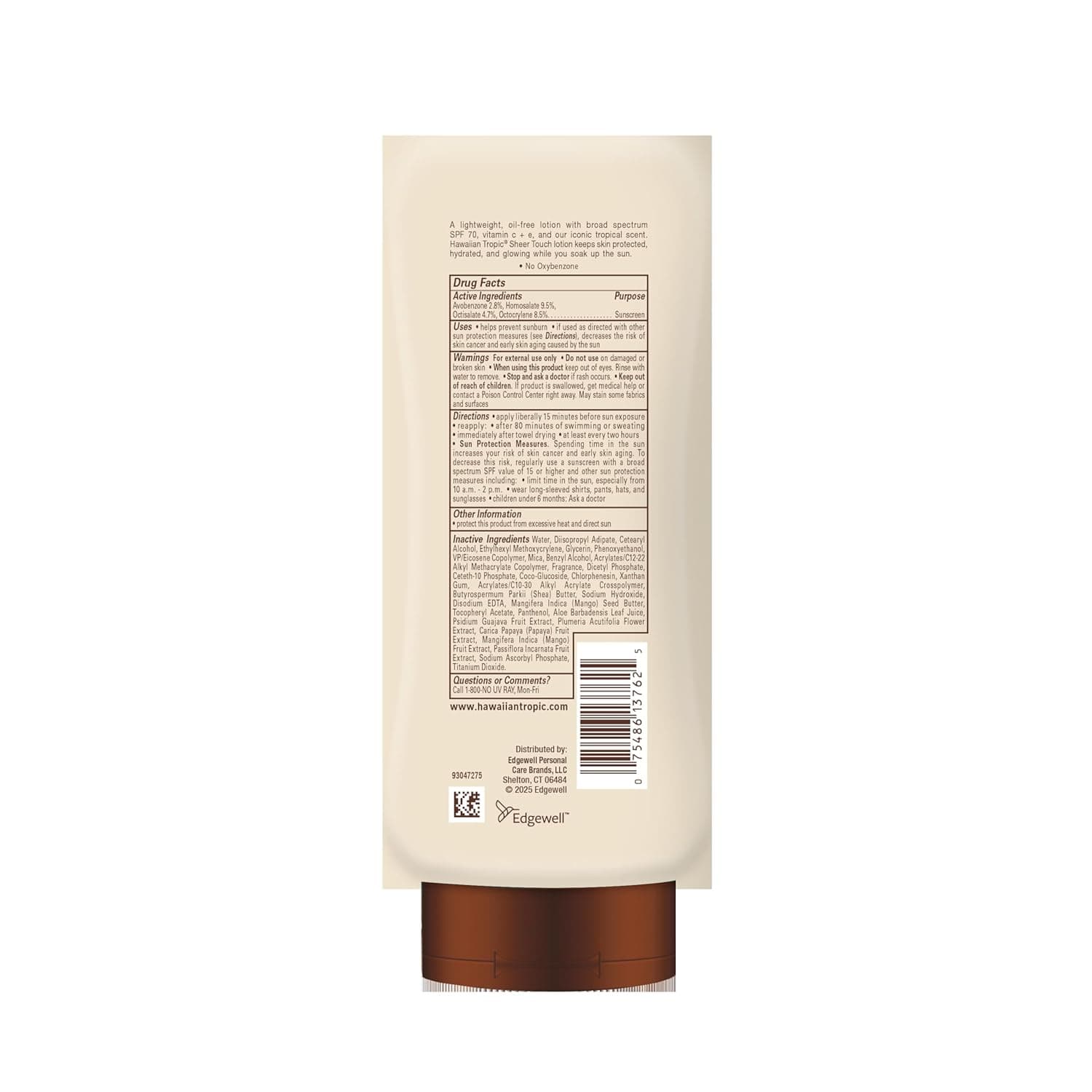 Hawaiian Tropic Sheer Touch Lotion Sunscreen SPF 70, 8 Fl Oz – image 9