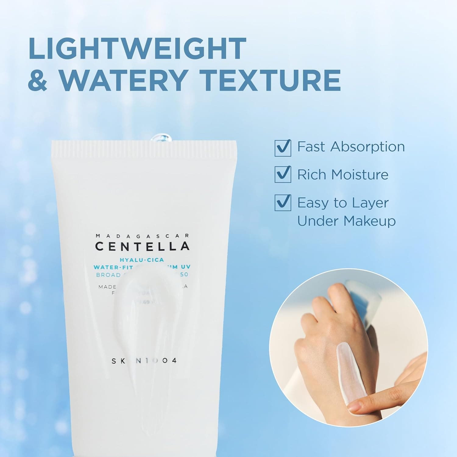 SKIN1004 Centella Hyalu-Cica Water-Fit Sun Serum UV – image 6